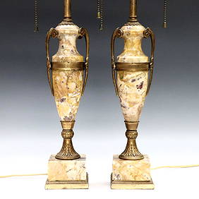 Pr French Louis XVI Style Lamps (1 of 1)