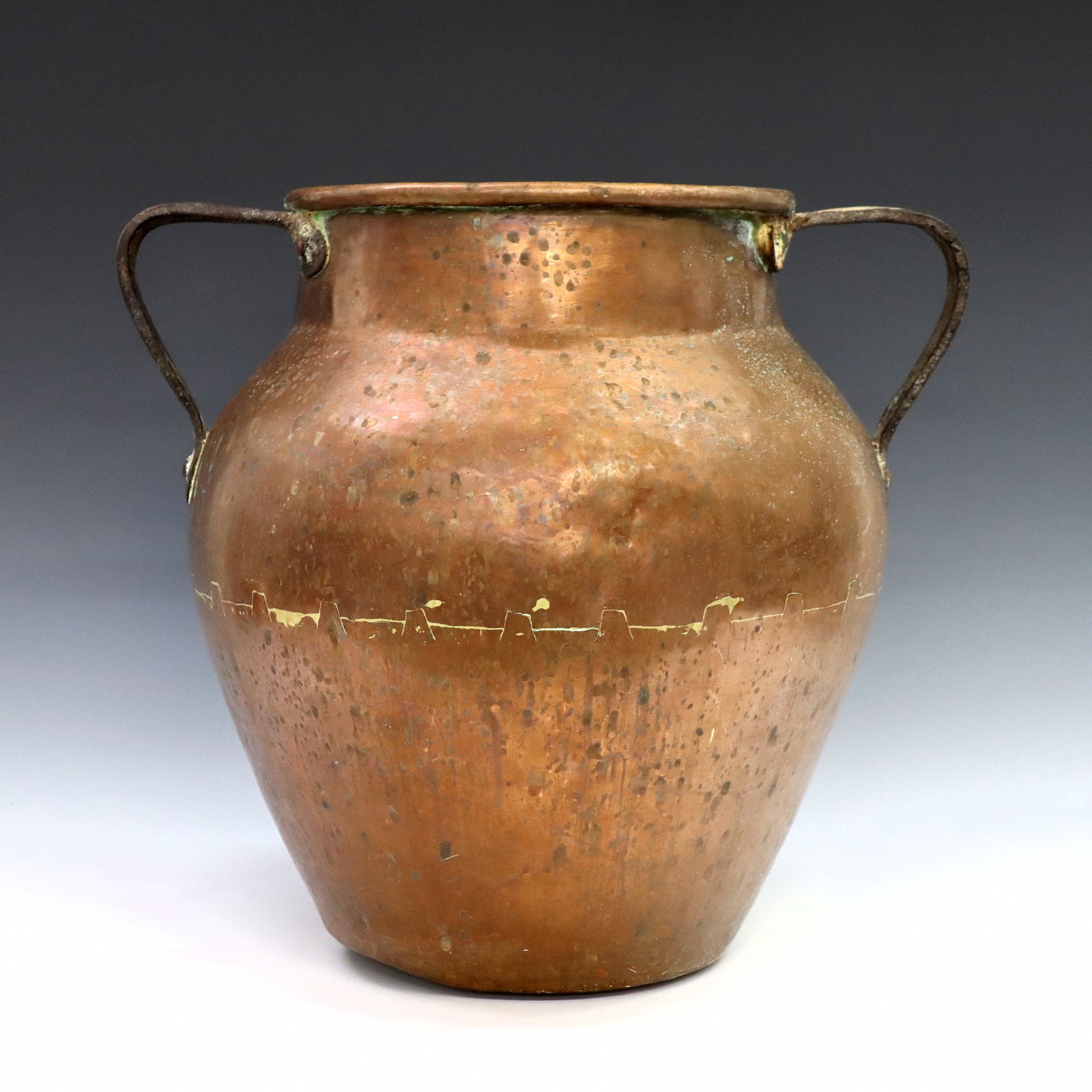 French Dovetailed Copper Vase (1 of 1)