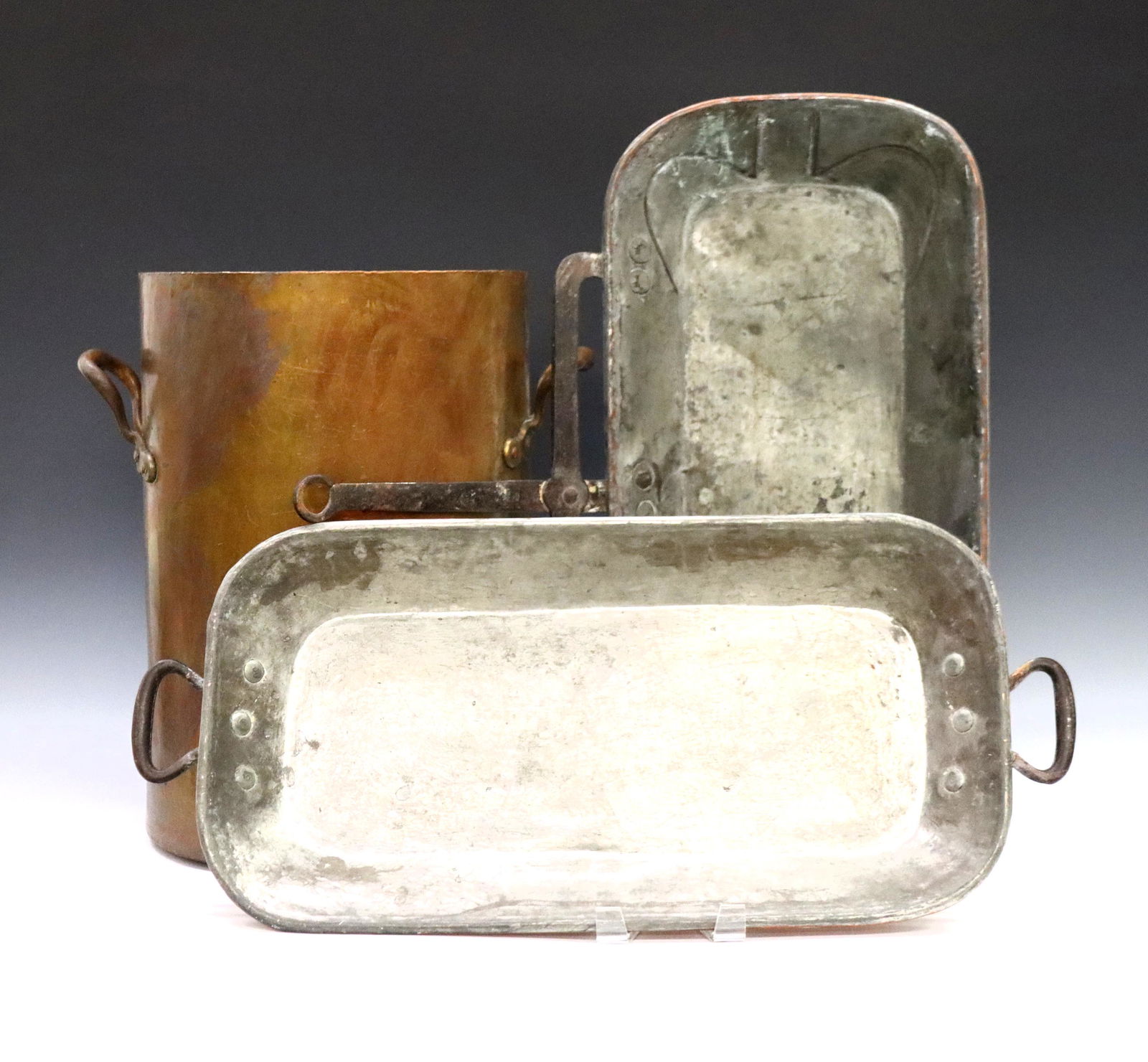 3 pcs French Copper Cookware (1 of 10)