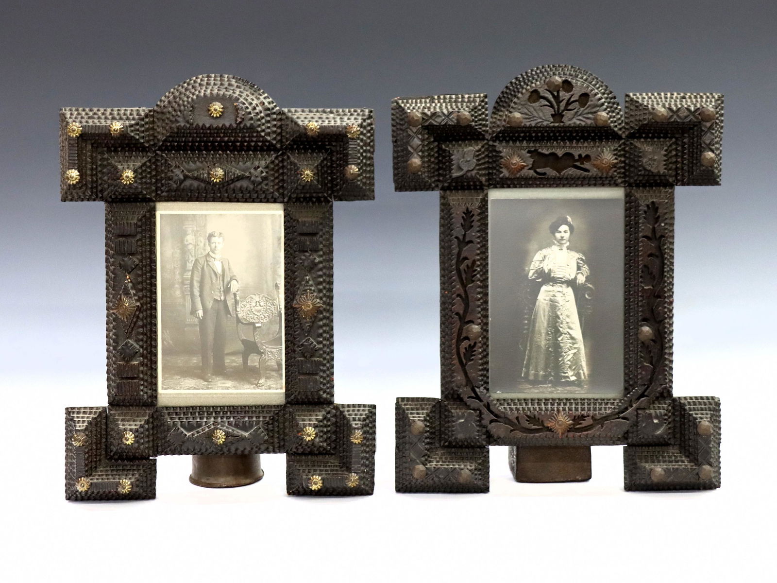 2 Tramp Art Frames (1 of 1)