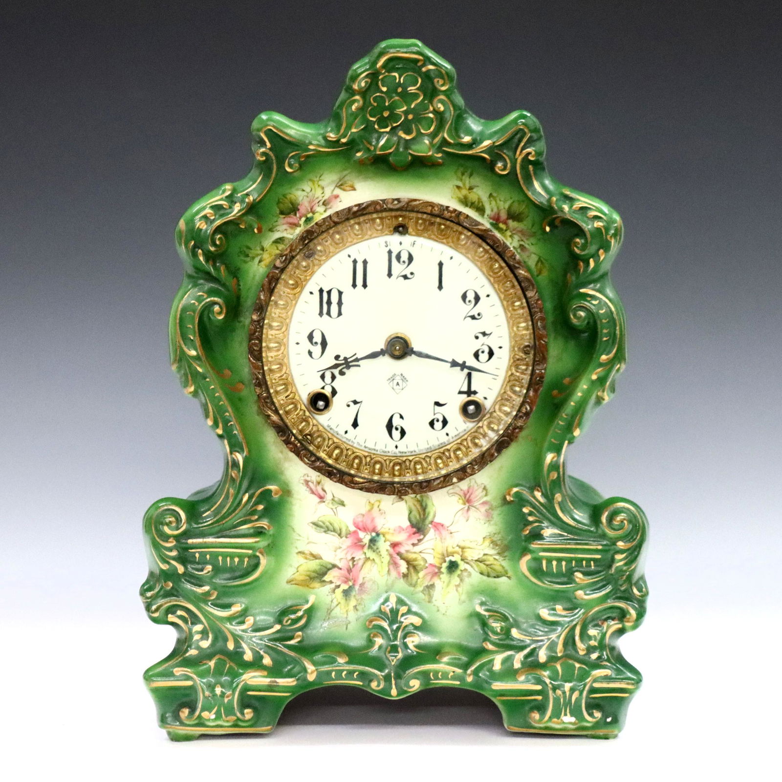 Ansonia Wanderer China Shelf Clock (1 of 4)