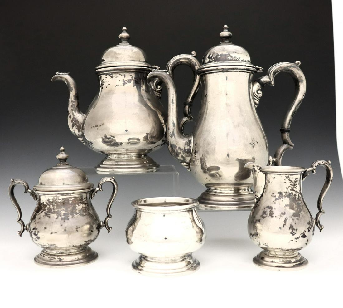International Kenilworth Sterling Tea Set (1 of 4)