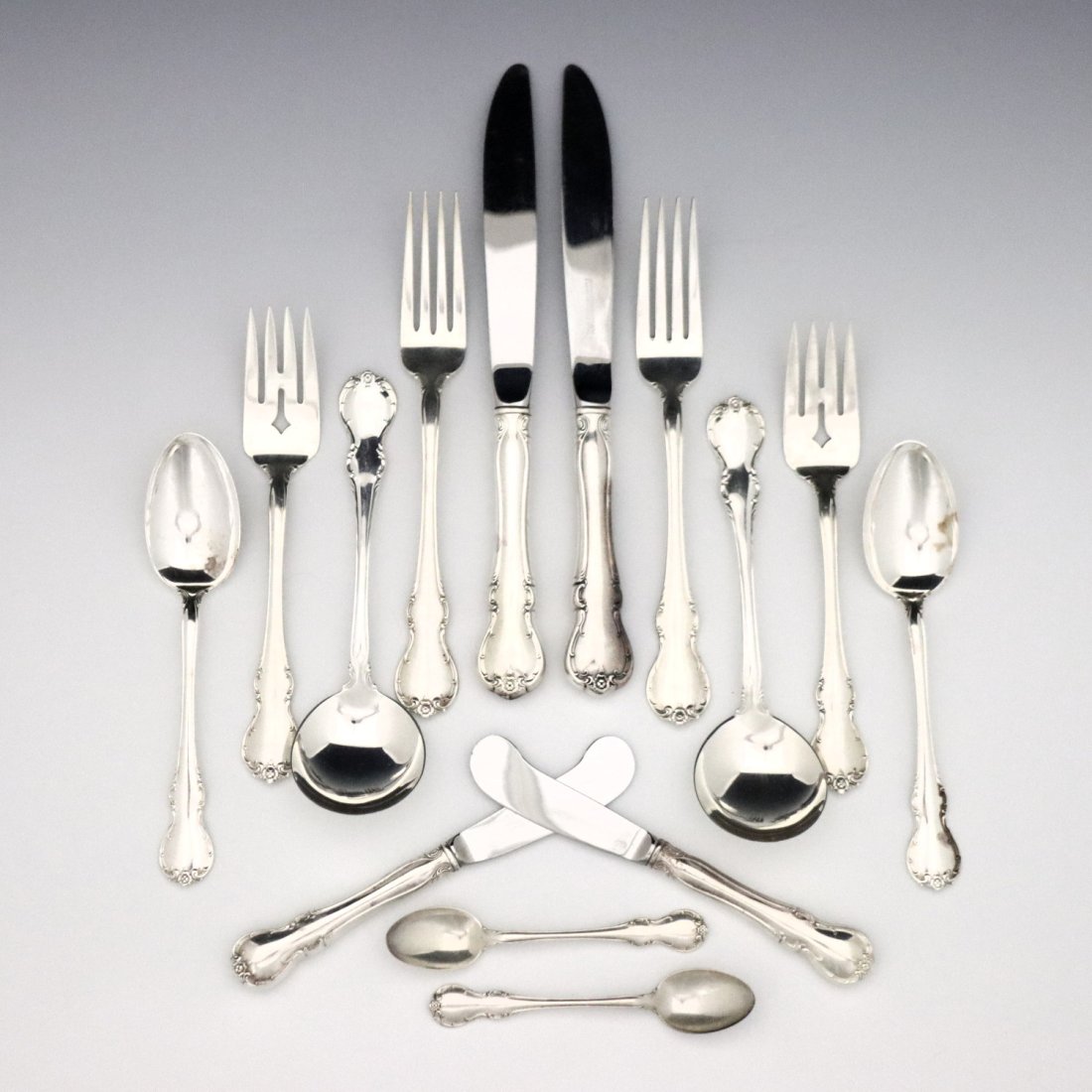 Towle French Provincial Sterling Flatware (1 of 2)