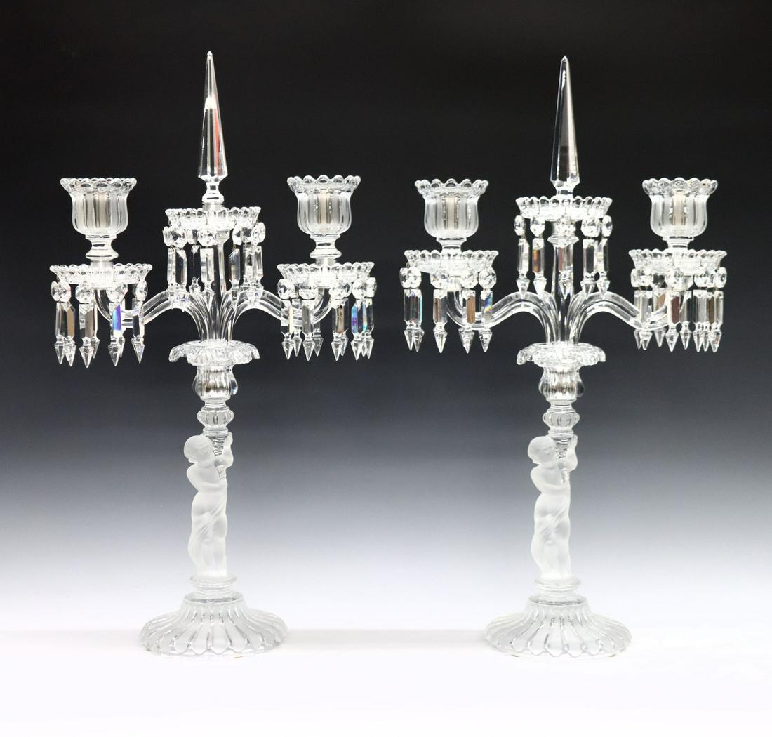 Pr Baccarat Enfant Crystal Candelabra (1 of 3)