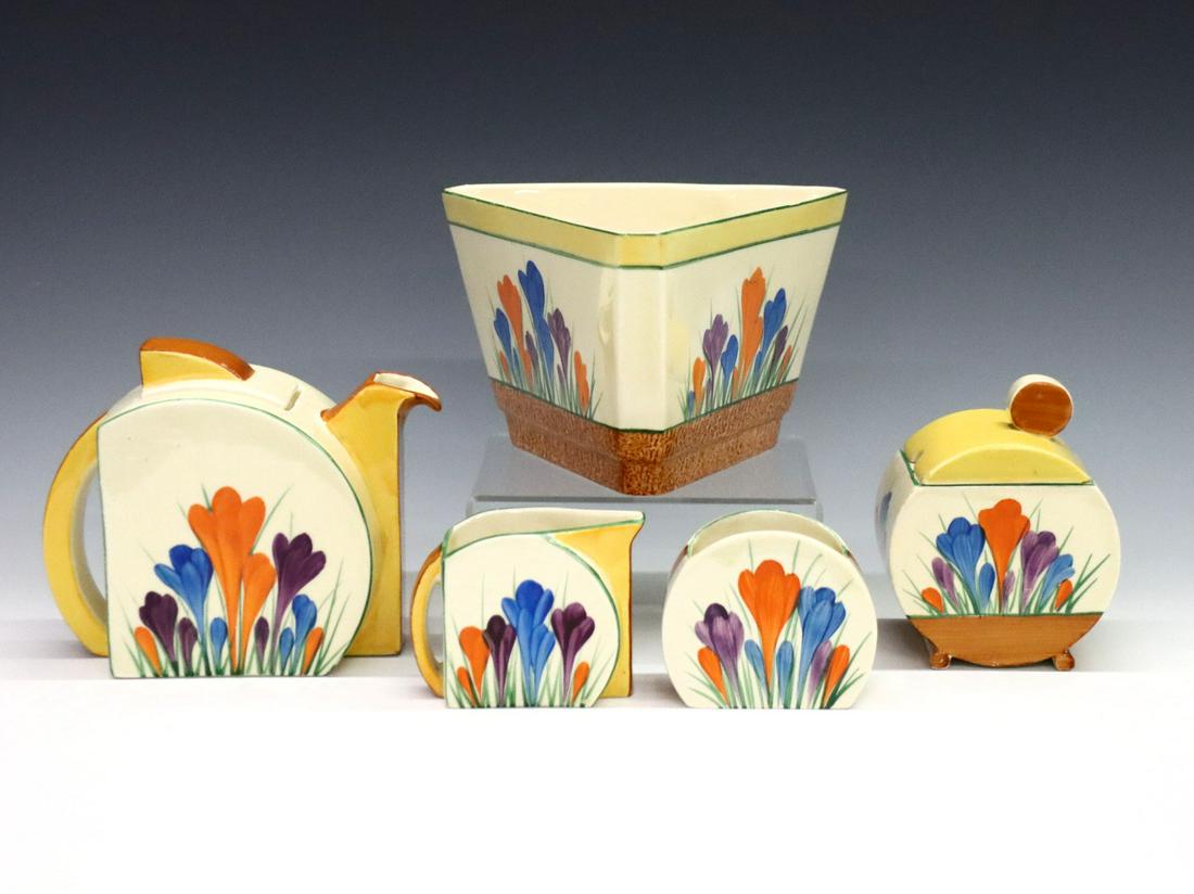 5 pc C. Cliff Crocus Bizarre Ware (1 of 1)