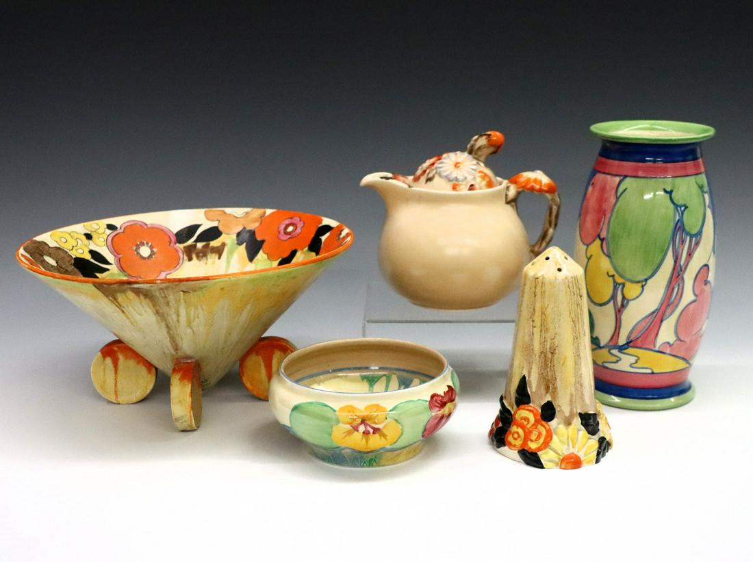 5 pc C. Cliff Bizarre Ware (1 of 18)