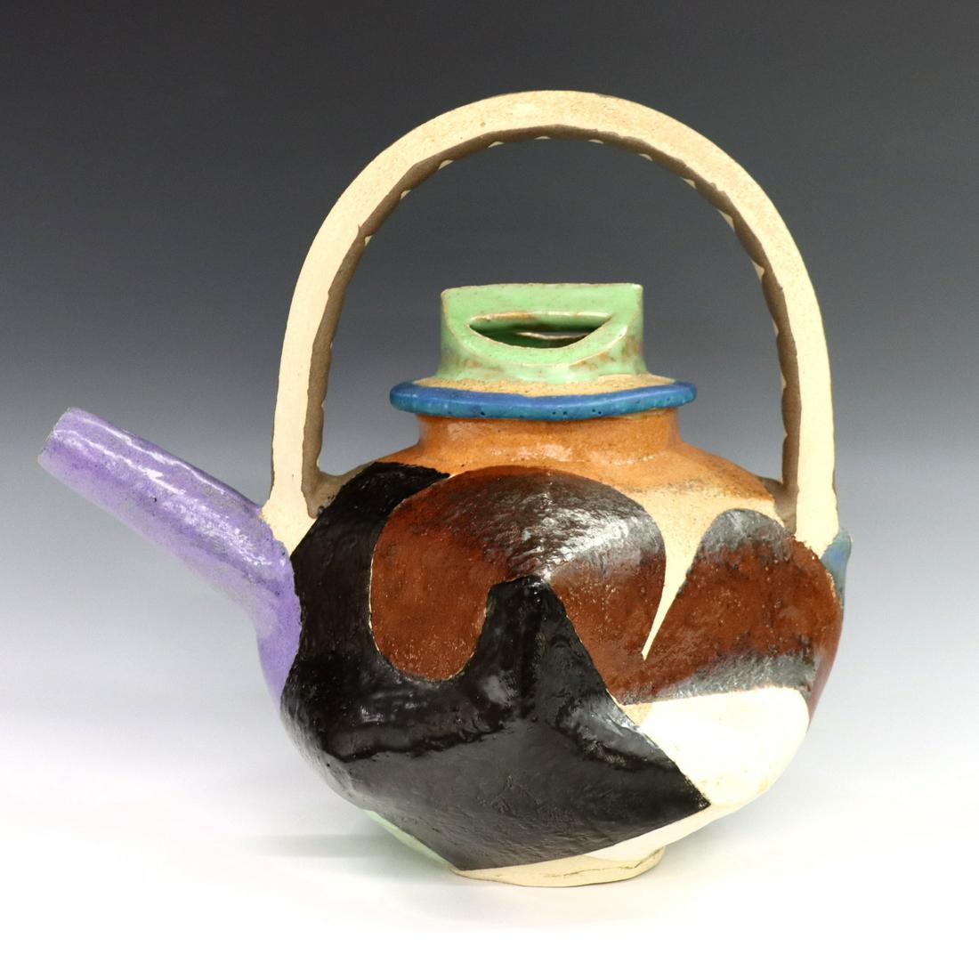 J. Gill Stoneware Teapot (1 of 5)