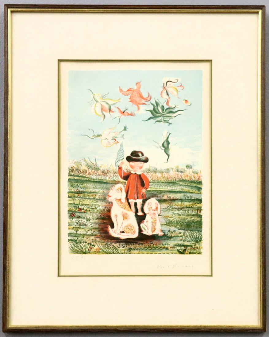 A. Ollivary Lithograph (1 of 5)