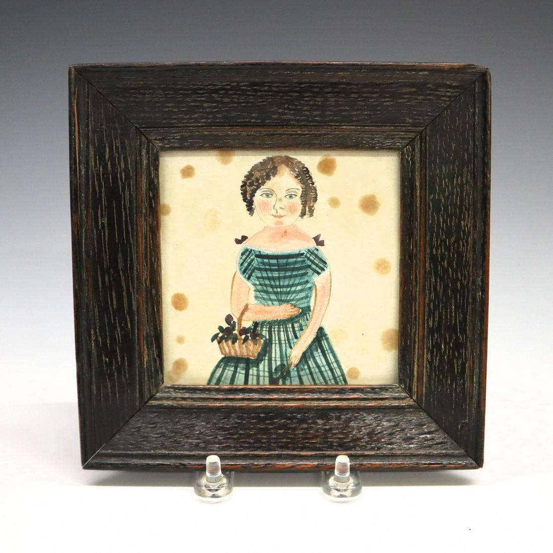 Miniature Folk Art Portrait (1 of 5)