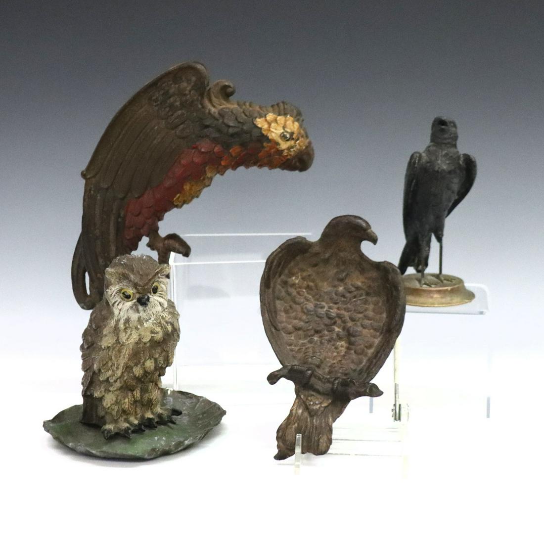 4 Cast Bird Figures (1 of 2)
