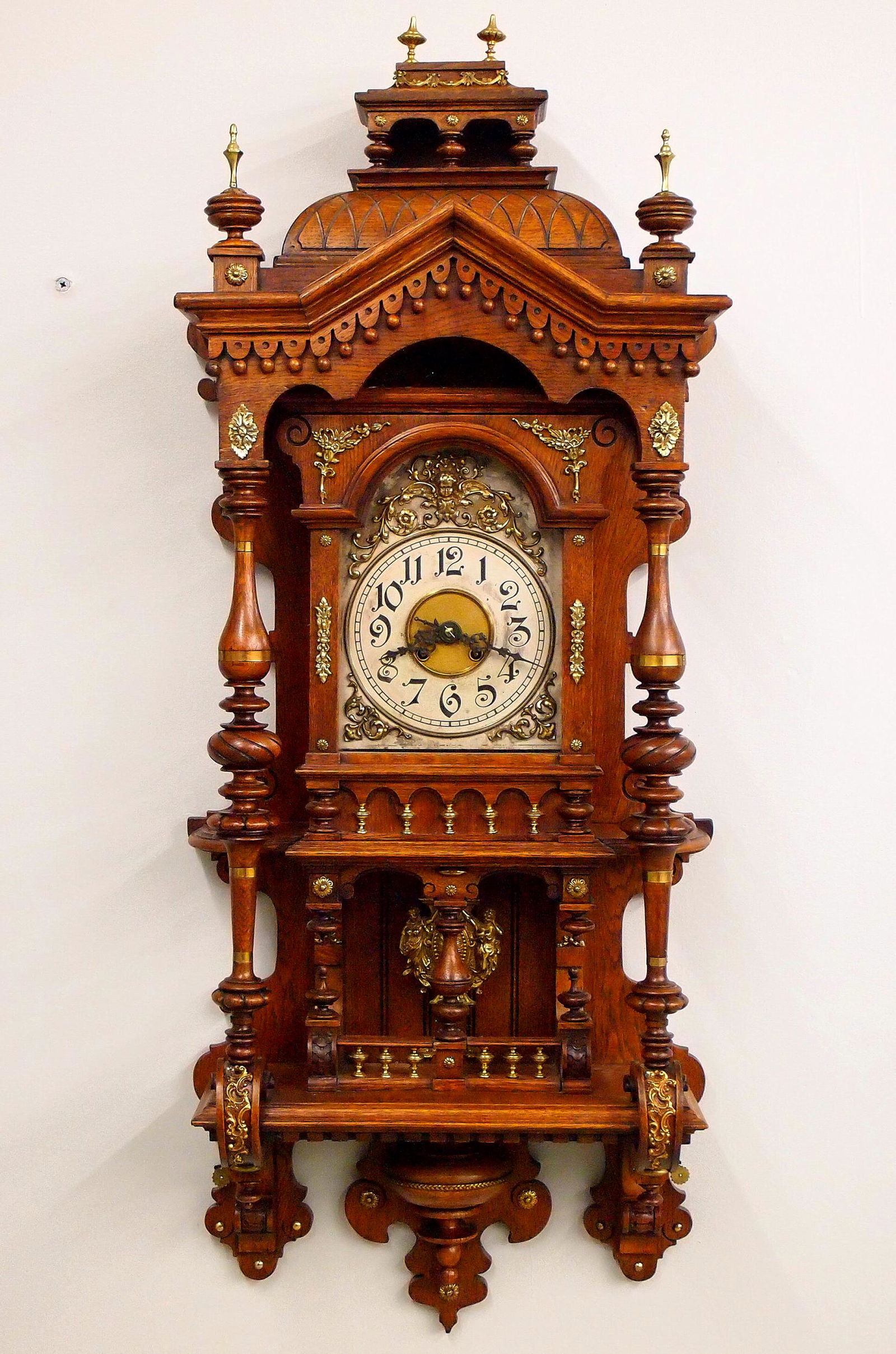 Gustav Becker Open Well Wall Clock (1 of 6)