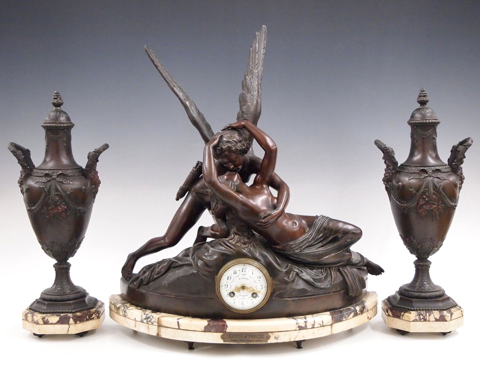 French 3 Pc Clock Set (1 of 7)