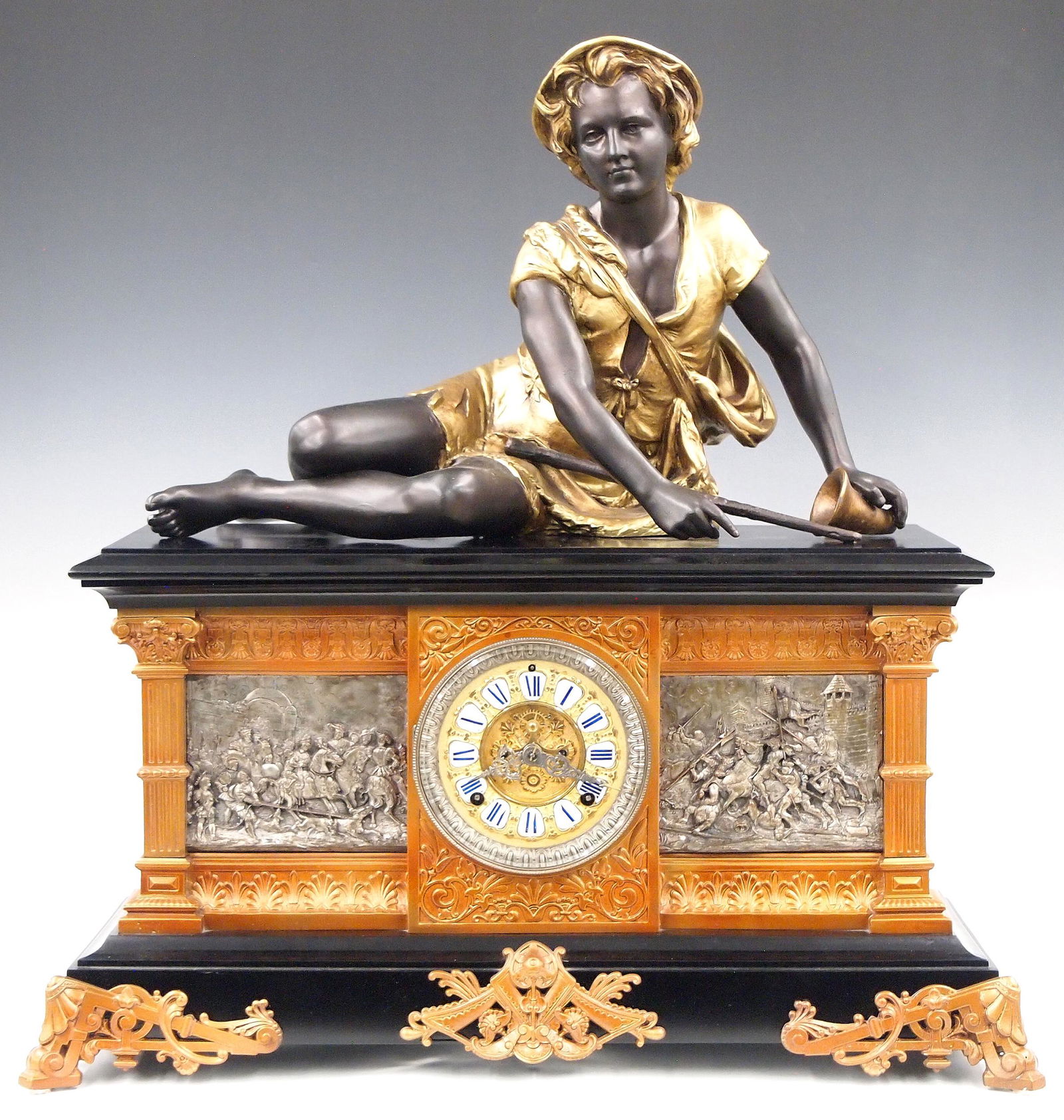 Ansonia Columbia Figural Clock (1 of 7)
