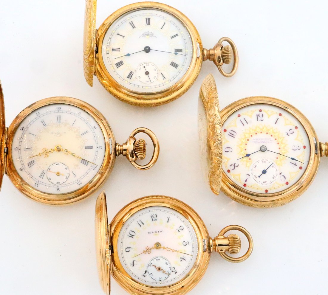 4 Ladies Pendant Watches With Fancy Dials (1 of 4)