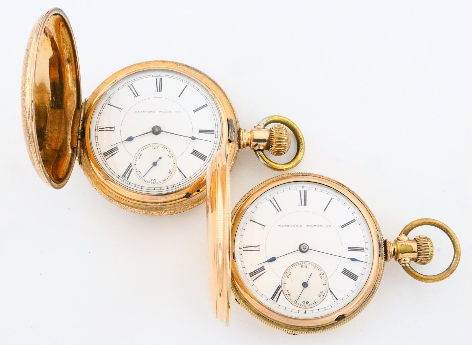2 Keystone Pocket Watches (1 of 4)