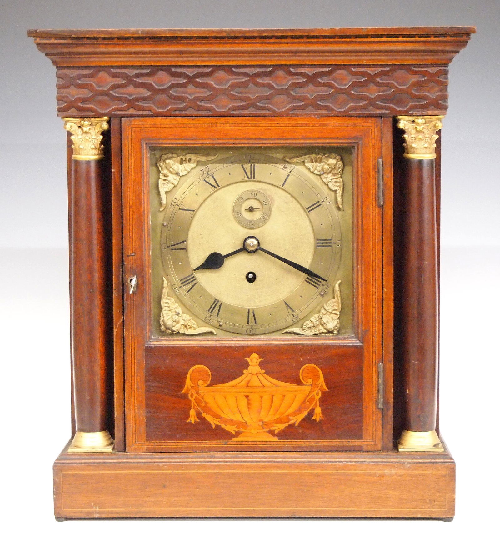Georgian Style Bracket Clock (1 of 3)