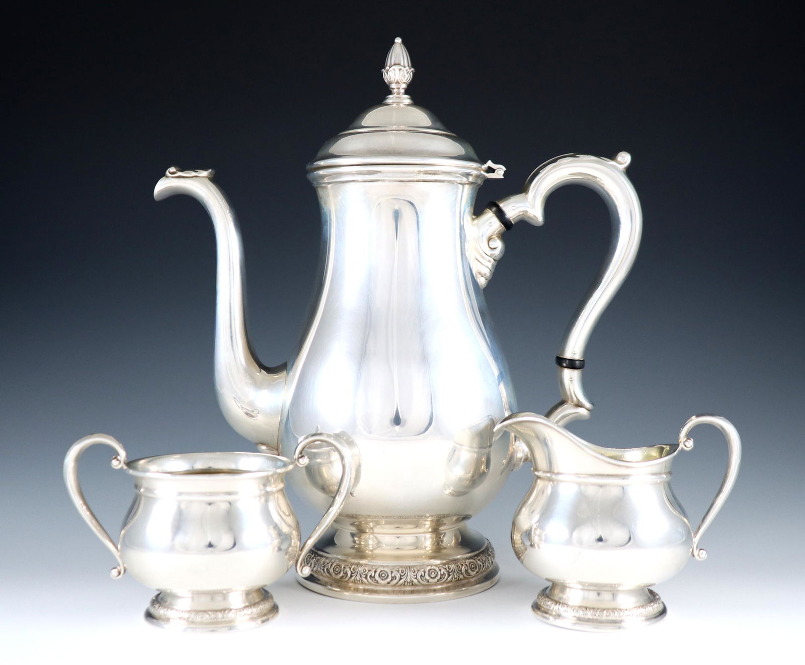 International Prelude Sterling Tea Set (1 of 2)