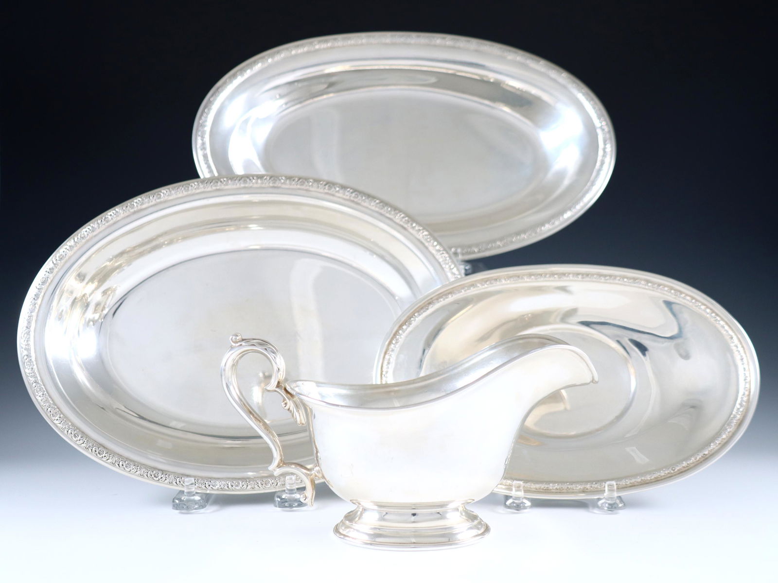 4 pc International Prelude Sterling Tableware (1 of 1)