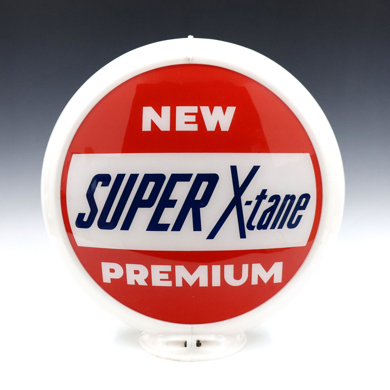 Super X-tane Gas Pump Globe (1 of 2)