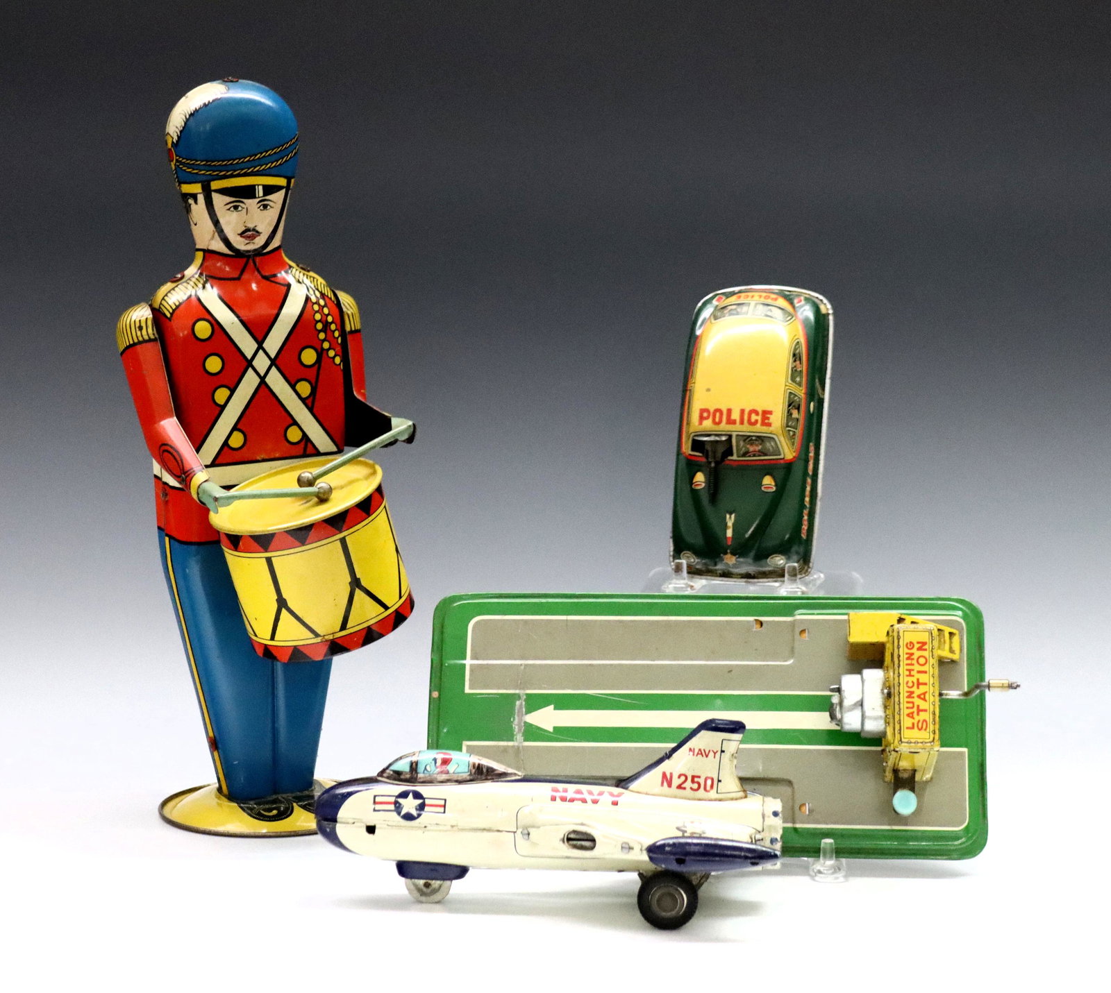 3 Lithographed Tin Children's Toys (1 of 1)