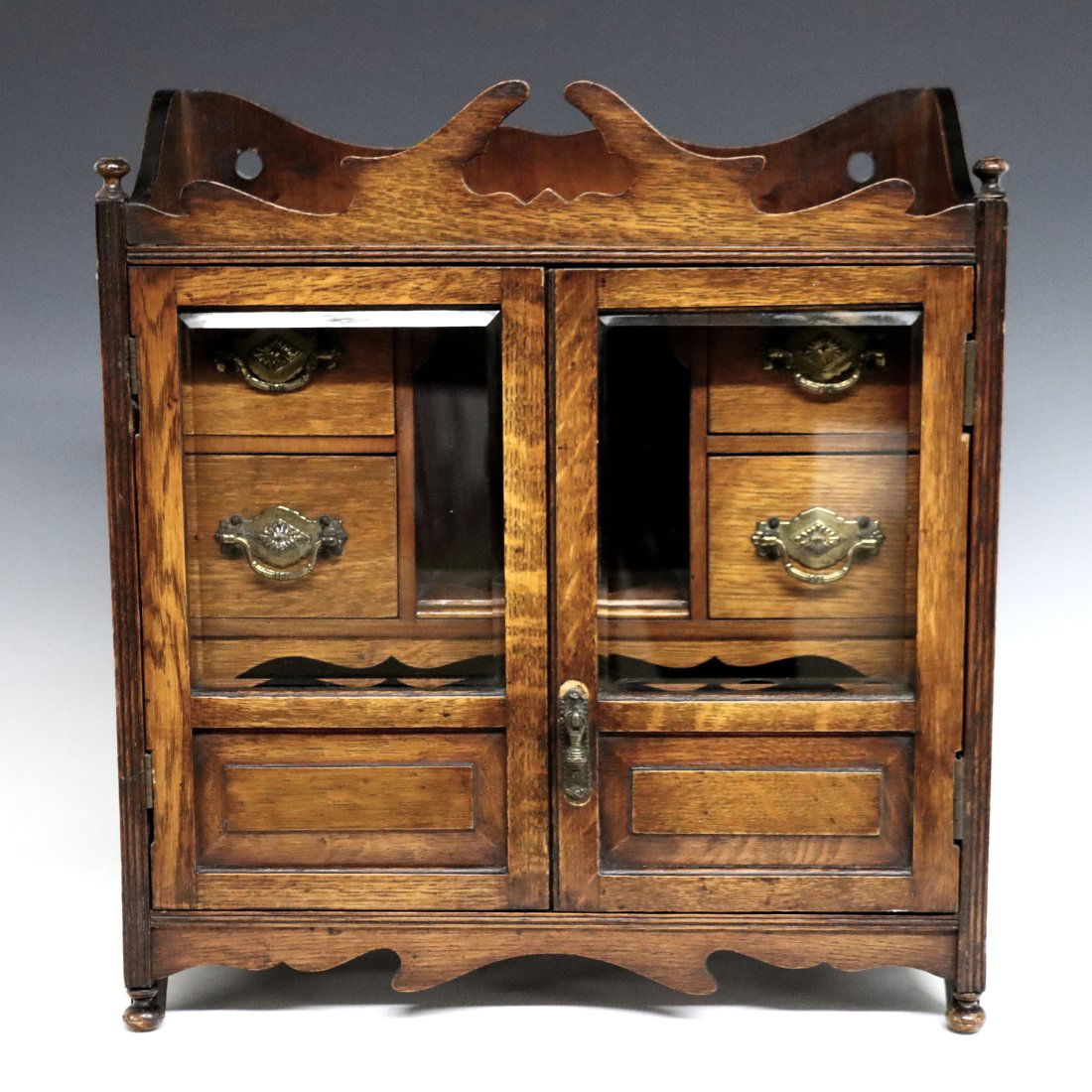 British Hanging Smoker's Cabinet (1 of 3)