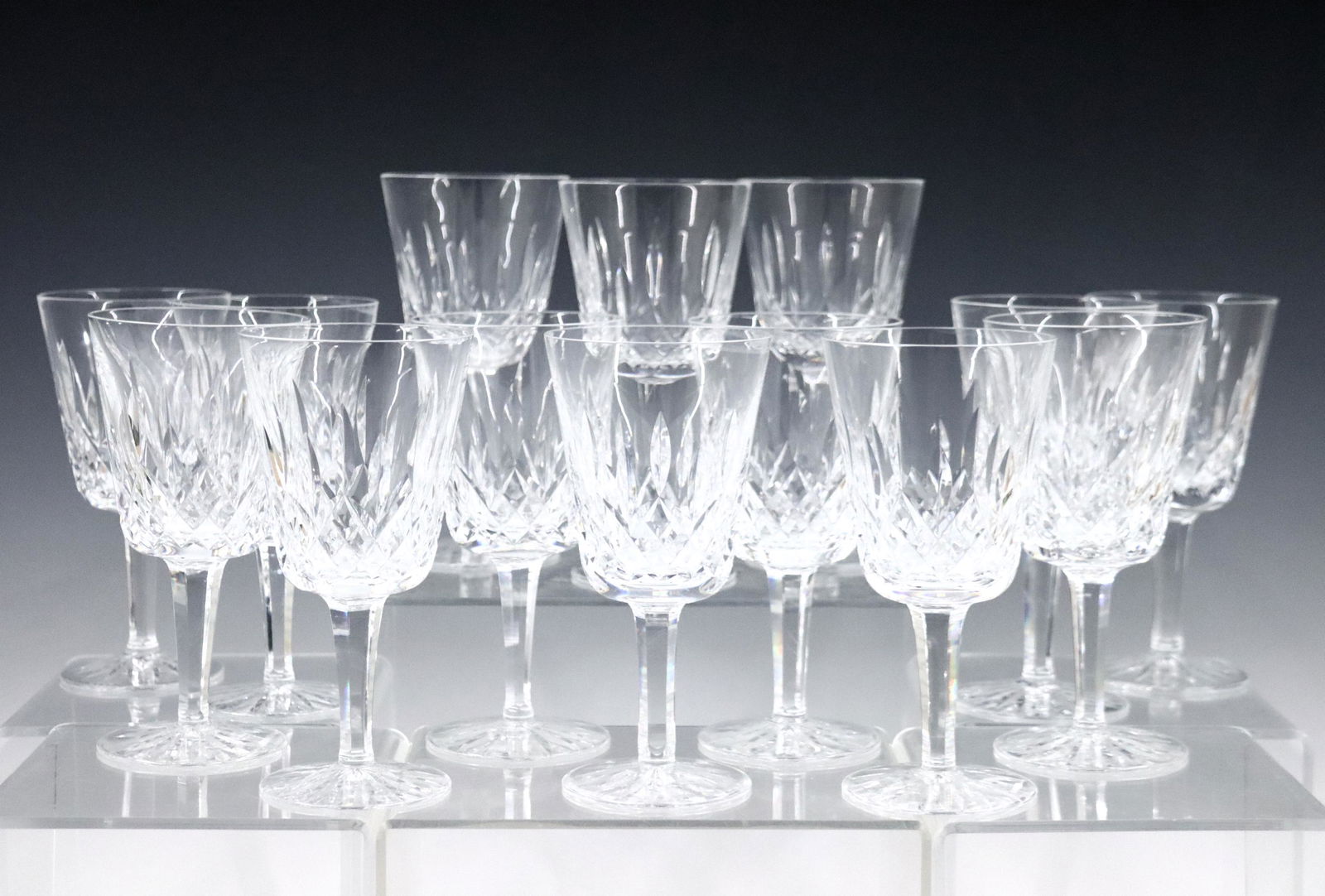 Waterford Lismore Crystal Water Glasses (1 of 2)