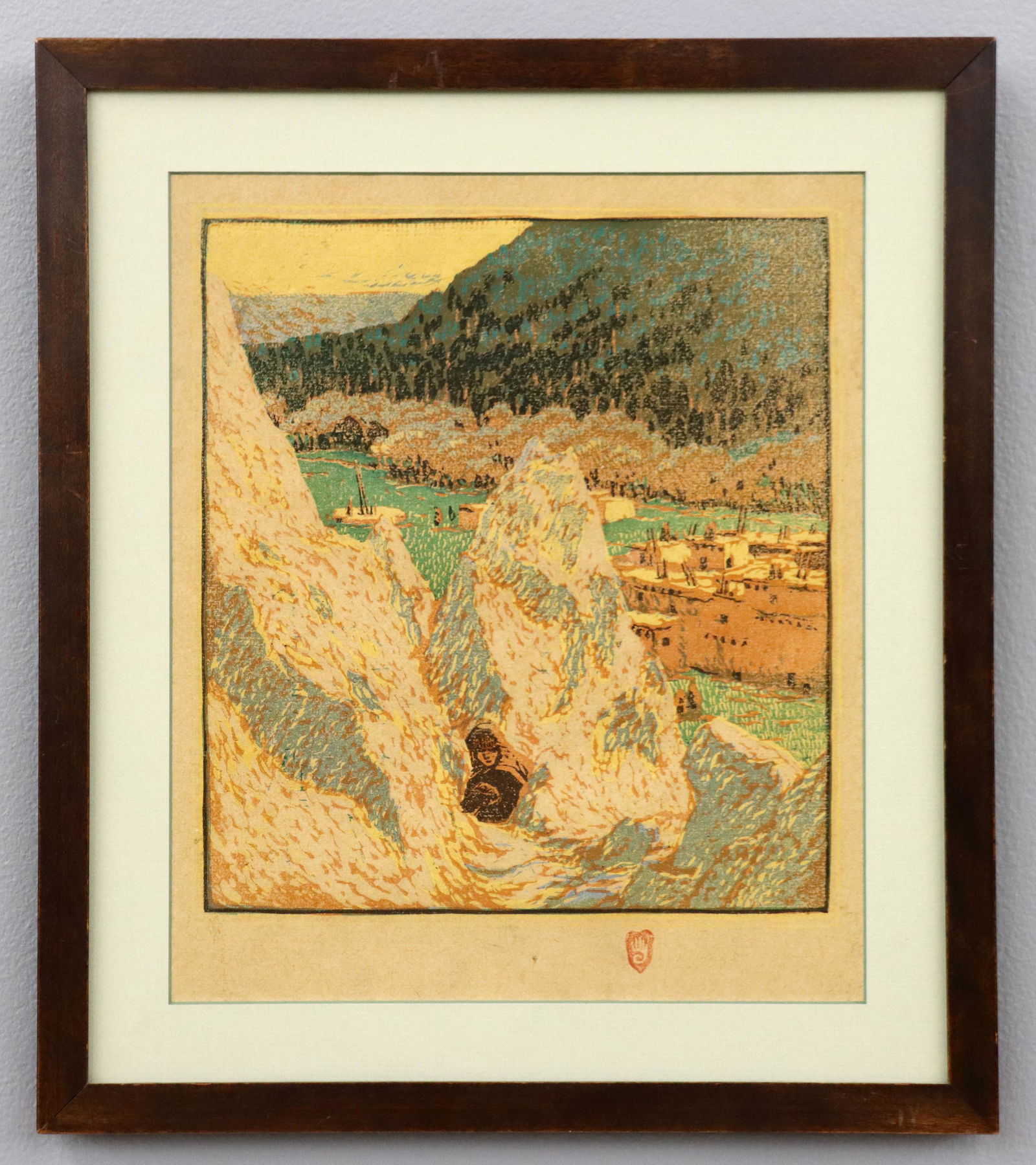 Woodcut Attributed G. Baumann (1 of 4)