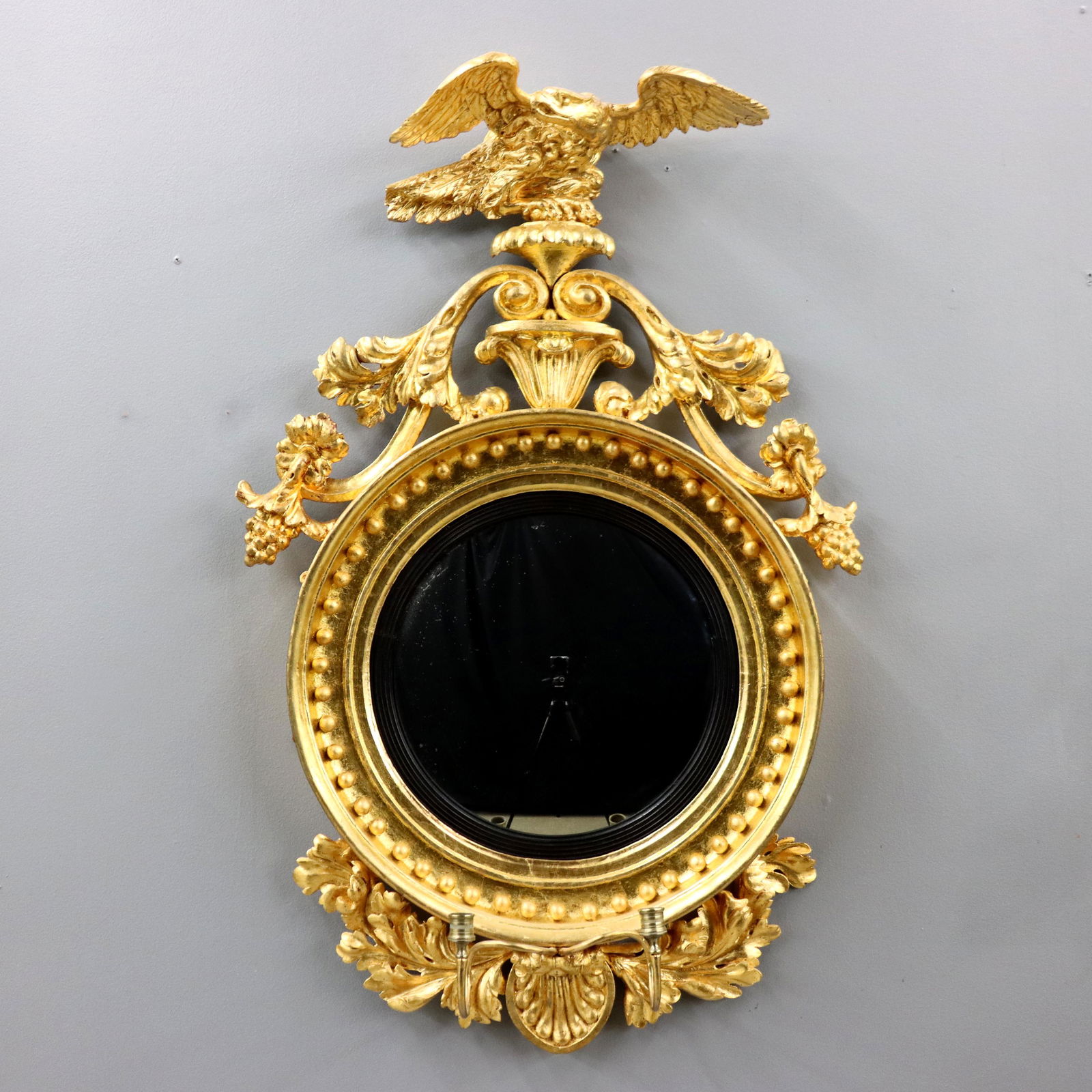 Federal Style Bullseye Mirror (1 of 3)