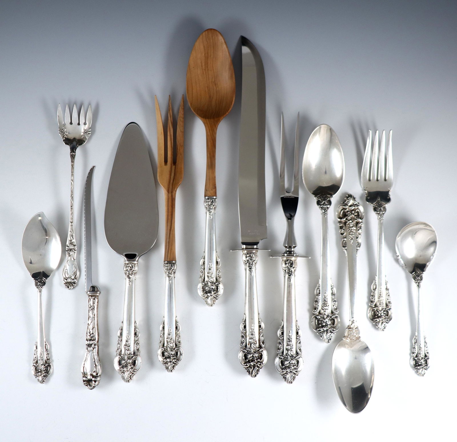 Wallace Grand Baroque Sterling Flatware (1 of 2)