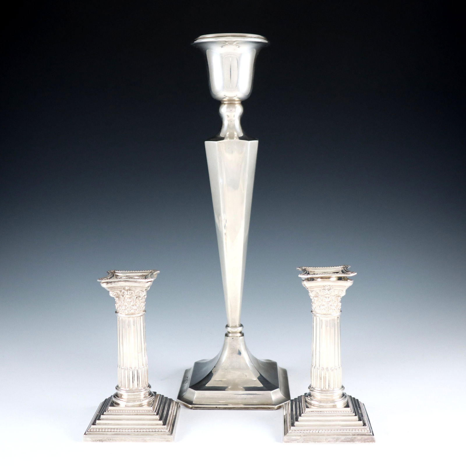 3 Sterling Candlesticks Incl. Tiffany (1 of 3)