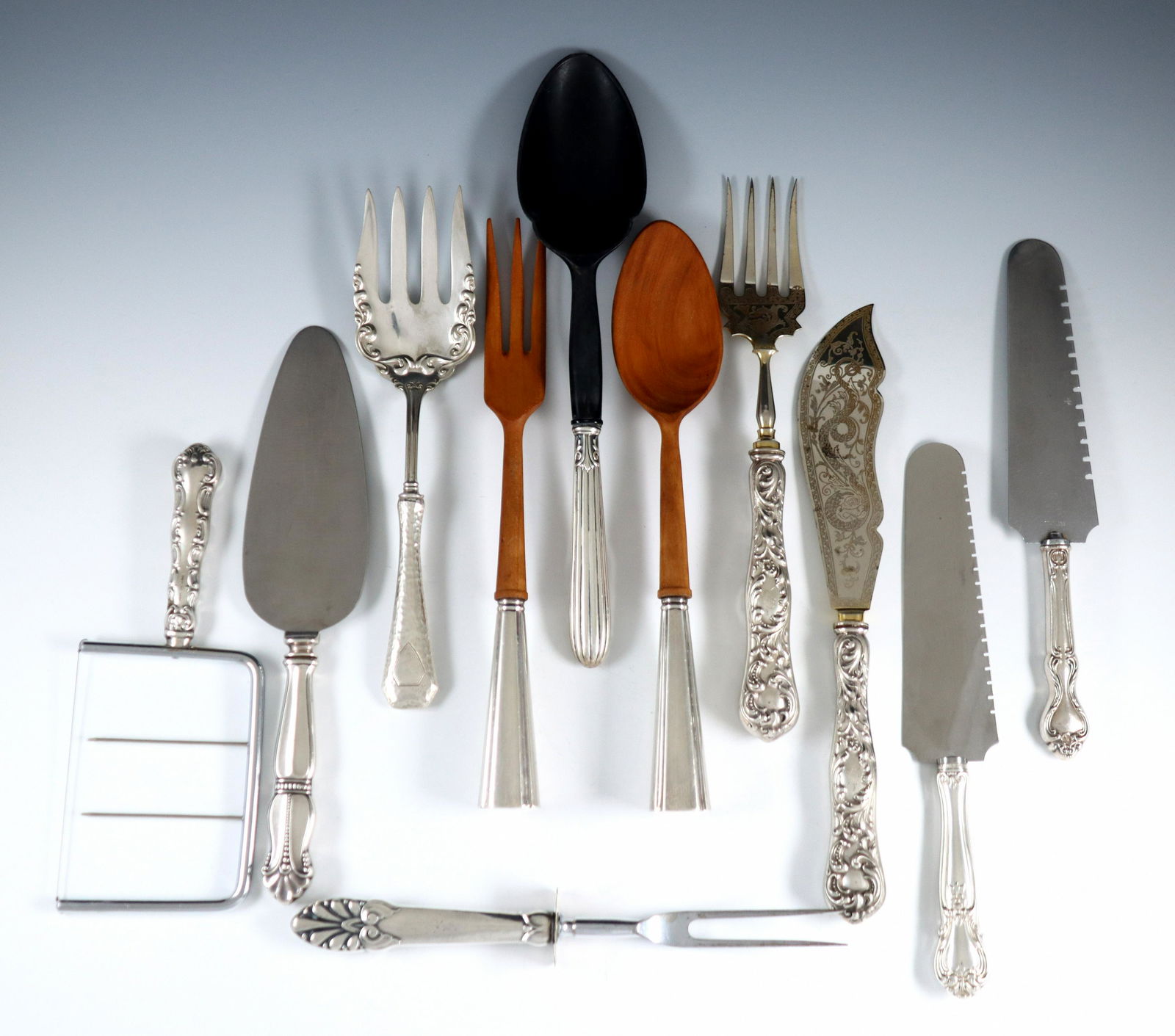 22 Sterling & Coin Silver Utensils (1 of 2)
