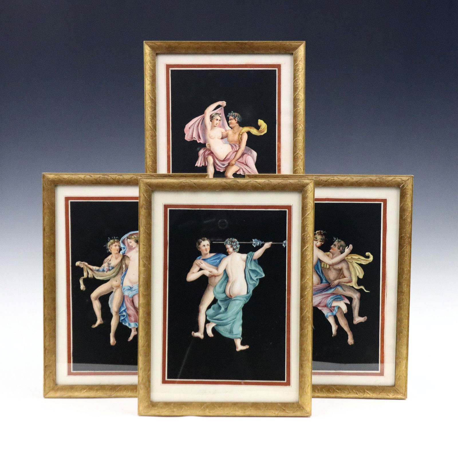 4 Pompeii Bacchanalian Scenes (1 of 3)