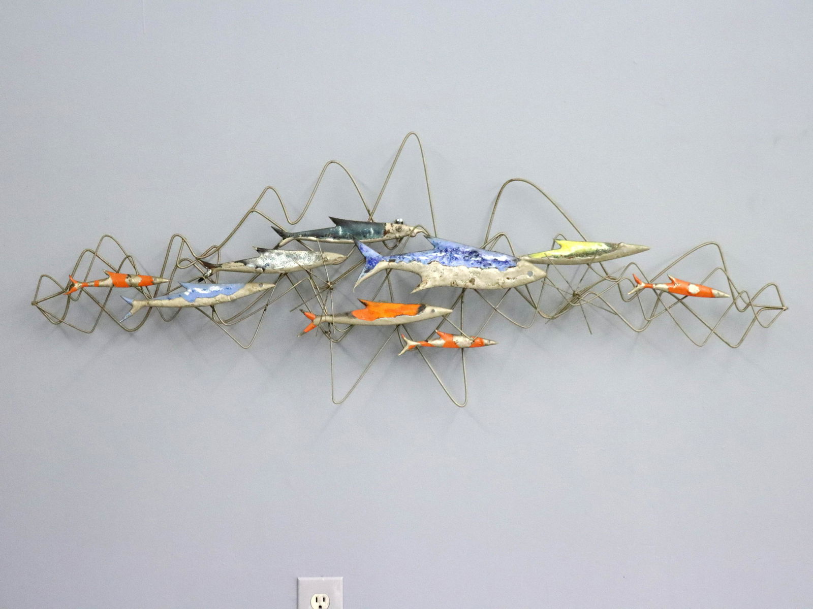 Mid Mod Wall Sculpture (1 of 2)