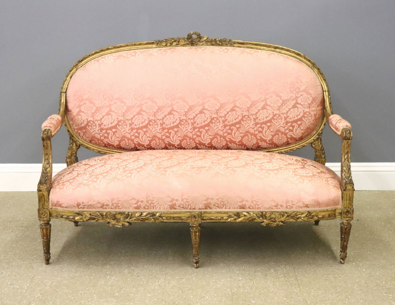 French Louis XVI Style Settee (1 of 4)