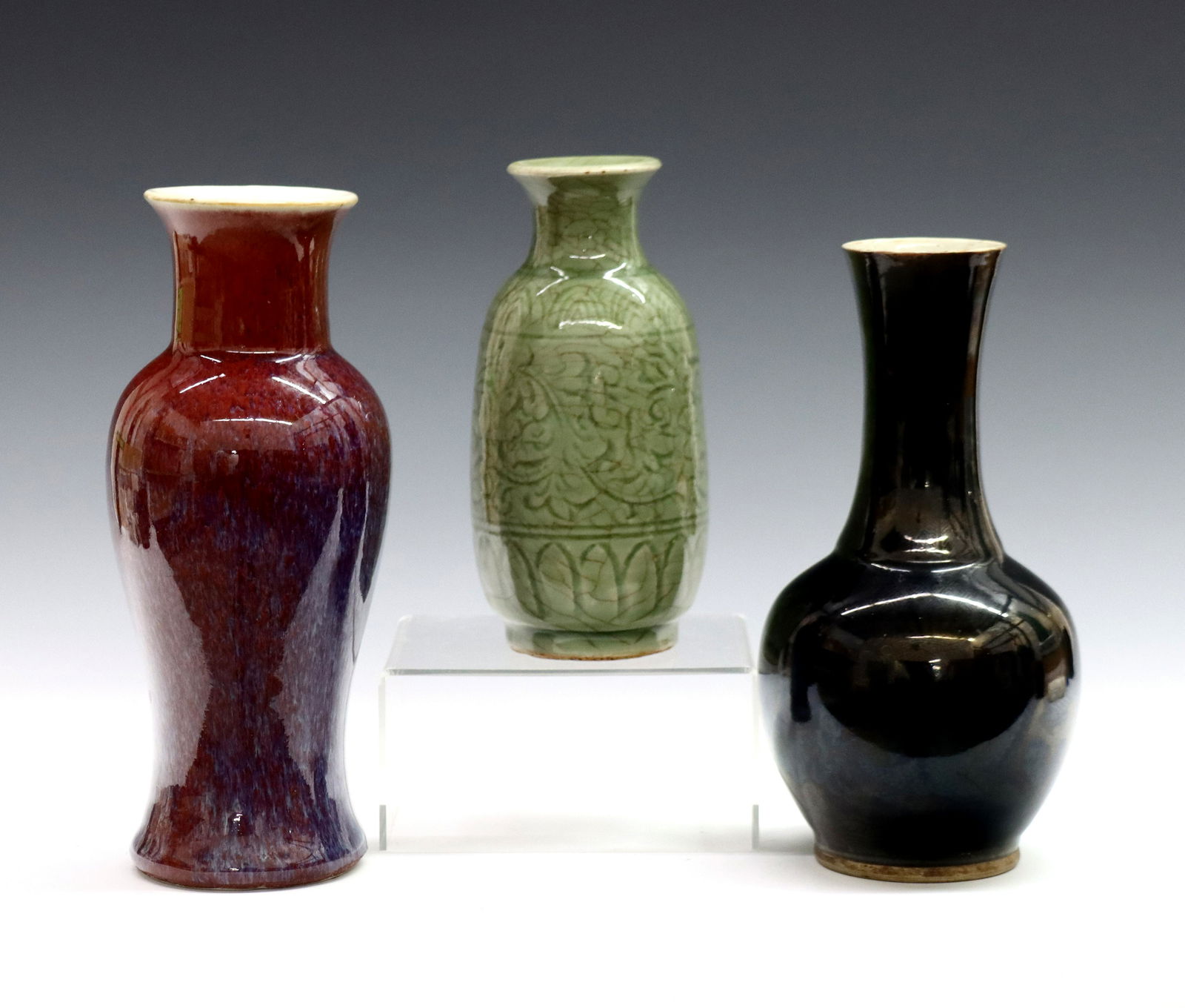 3 Chinese Pottery Vases (1 of 12)