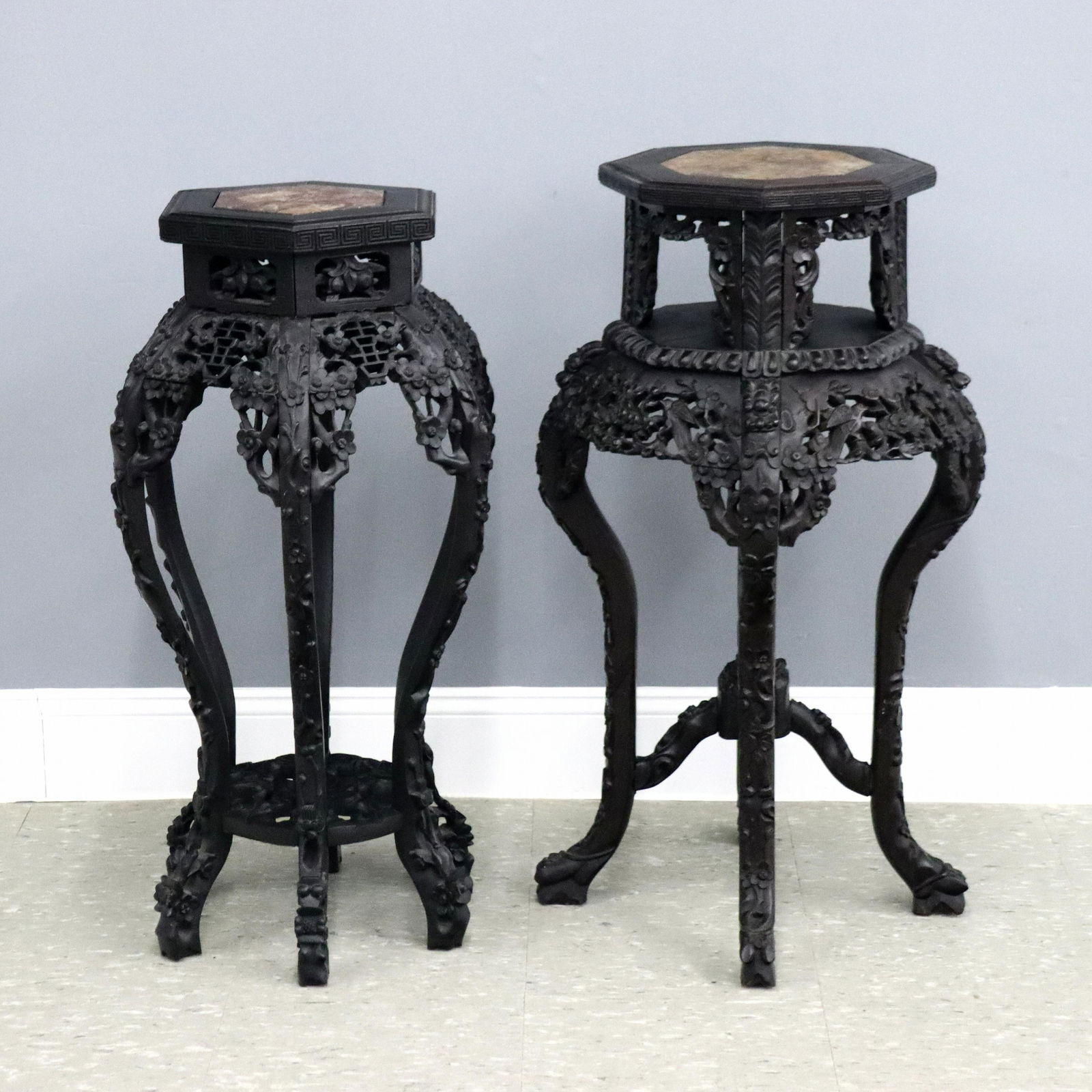 2 Chinese Display Pedestals (1 of 3)