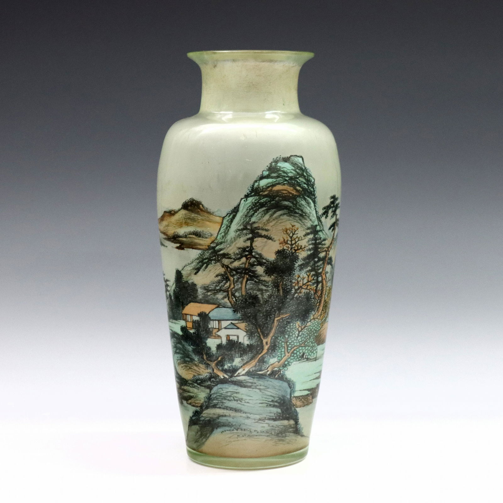 Chinese Reverse Painted Vase (1 of 9)