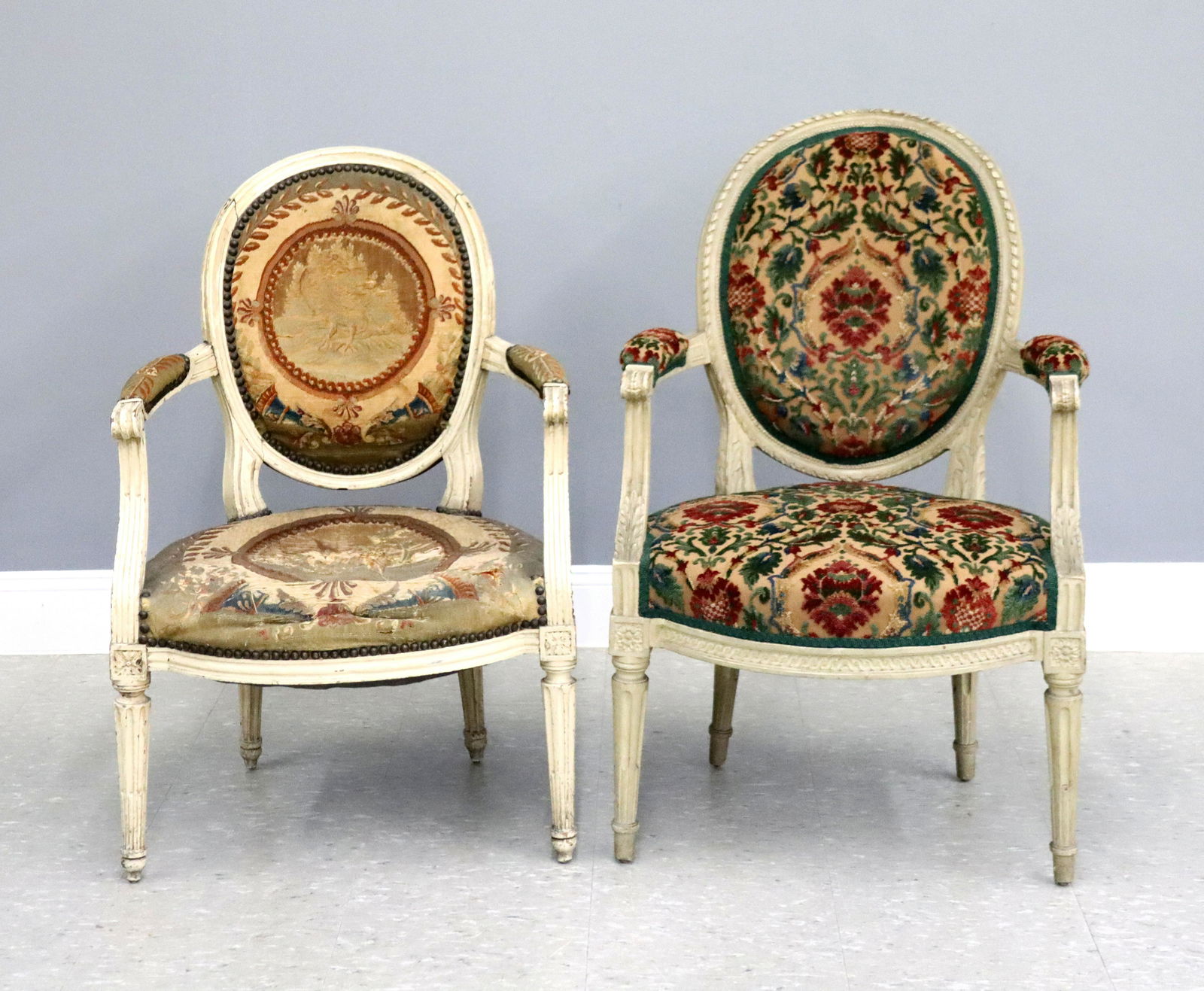2 French Louis XVI Fauteuils (1 of 13)
