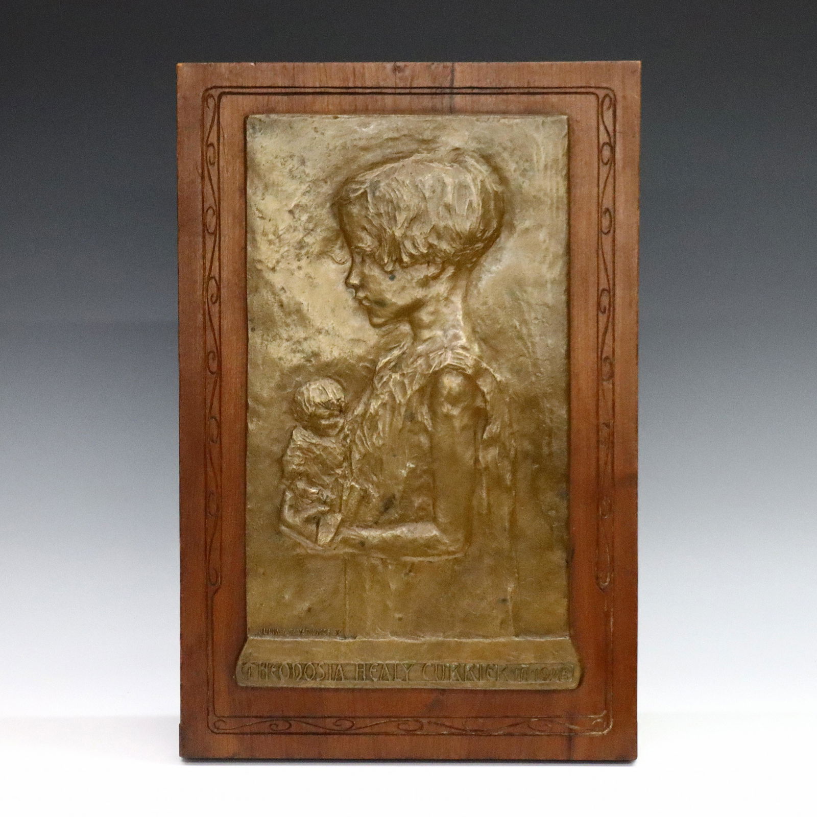 J.G. Severance Bronze Portrait Plaque (1 of 5)