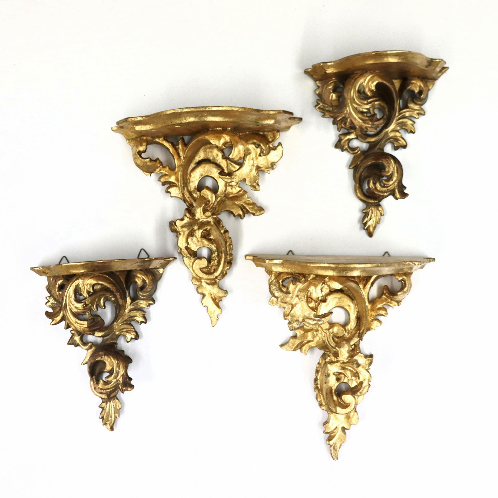2 pr Florentine Style Wall Shelves (1 of 2)