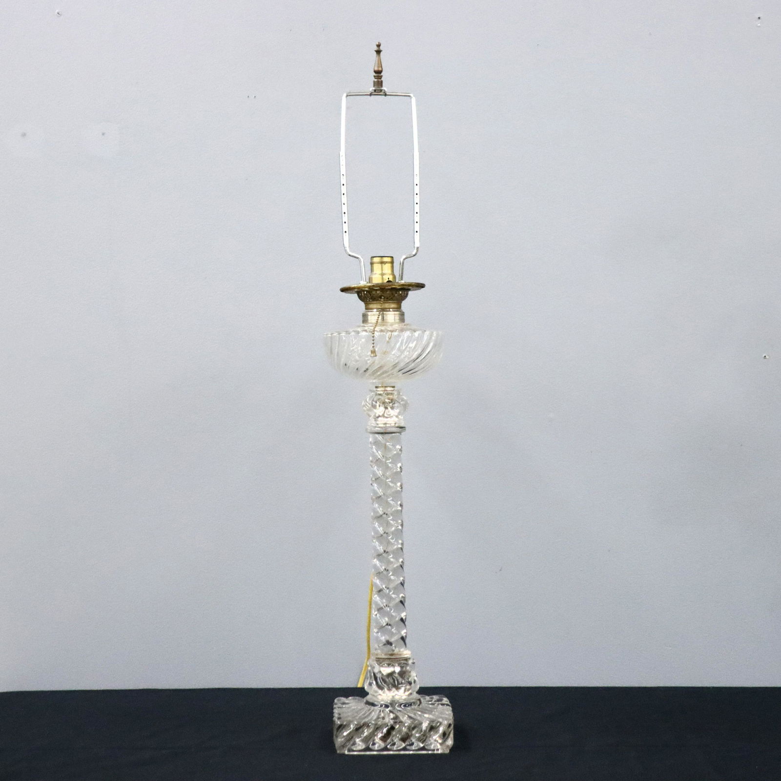 French Crystal Banquet Lamp (1 of 2)