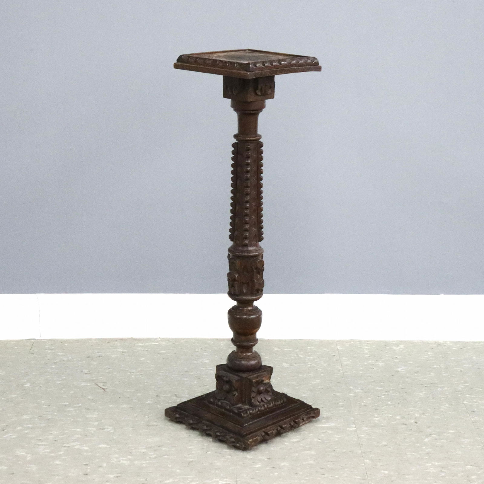 Folk Art Display Pedestal (1 of 3)