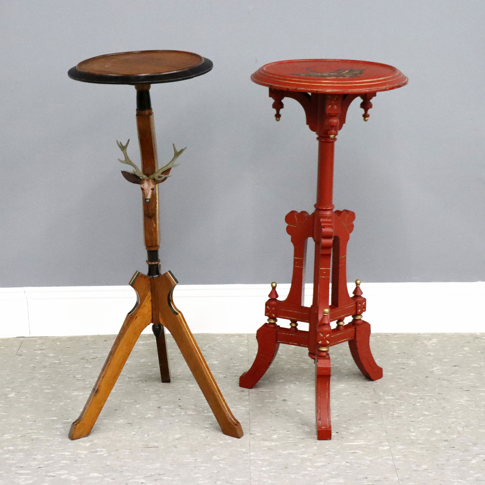 2 Victorian Lamp Stands (1 of 2)