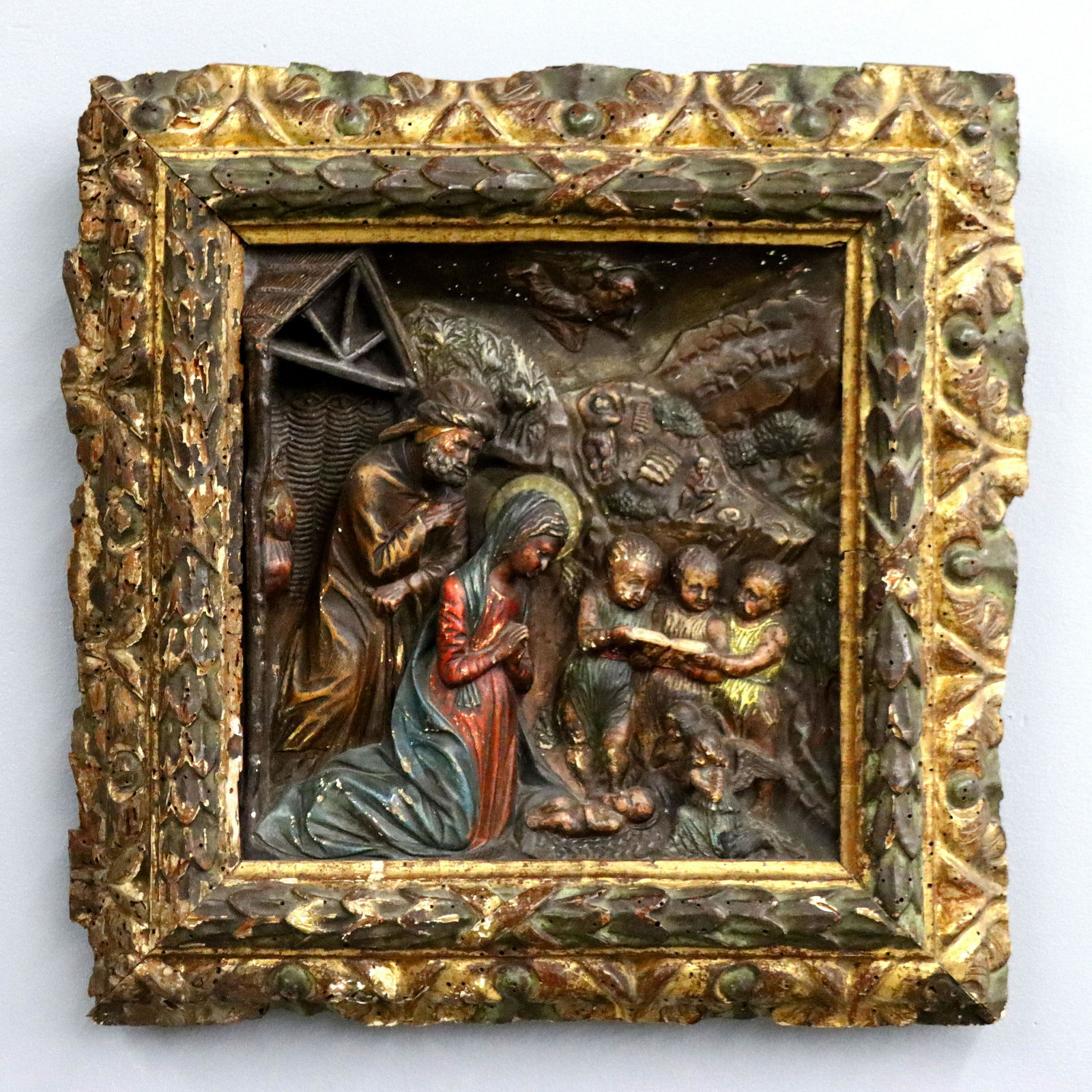 Italian Nativity Plaque (1 of 9)
