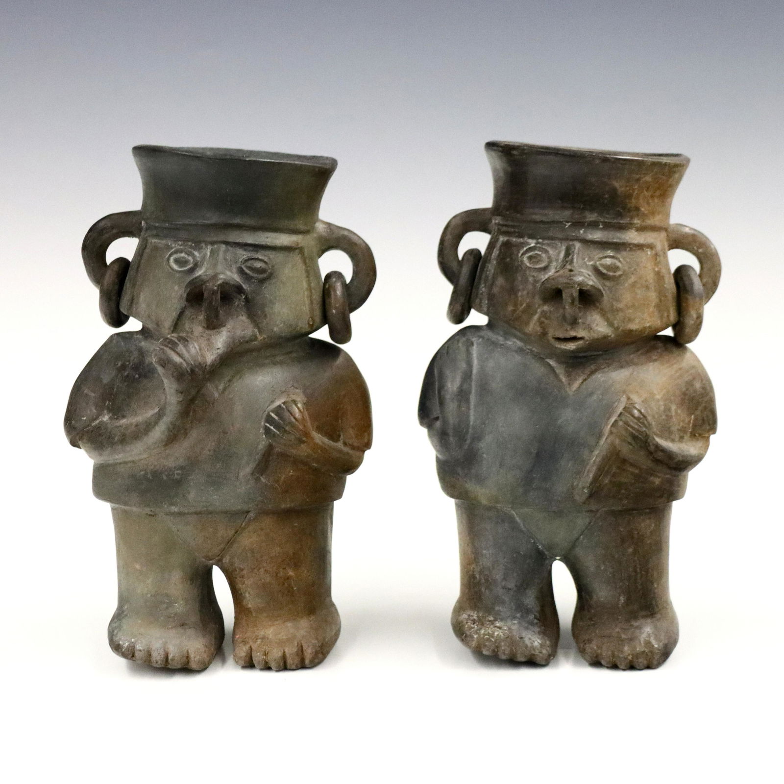 Pr Peruvian Pottery Figures (1 of 14)
