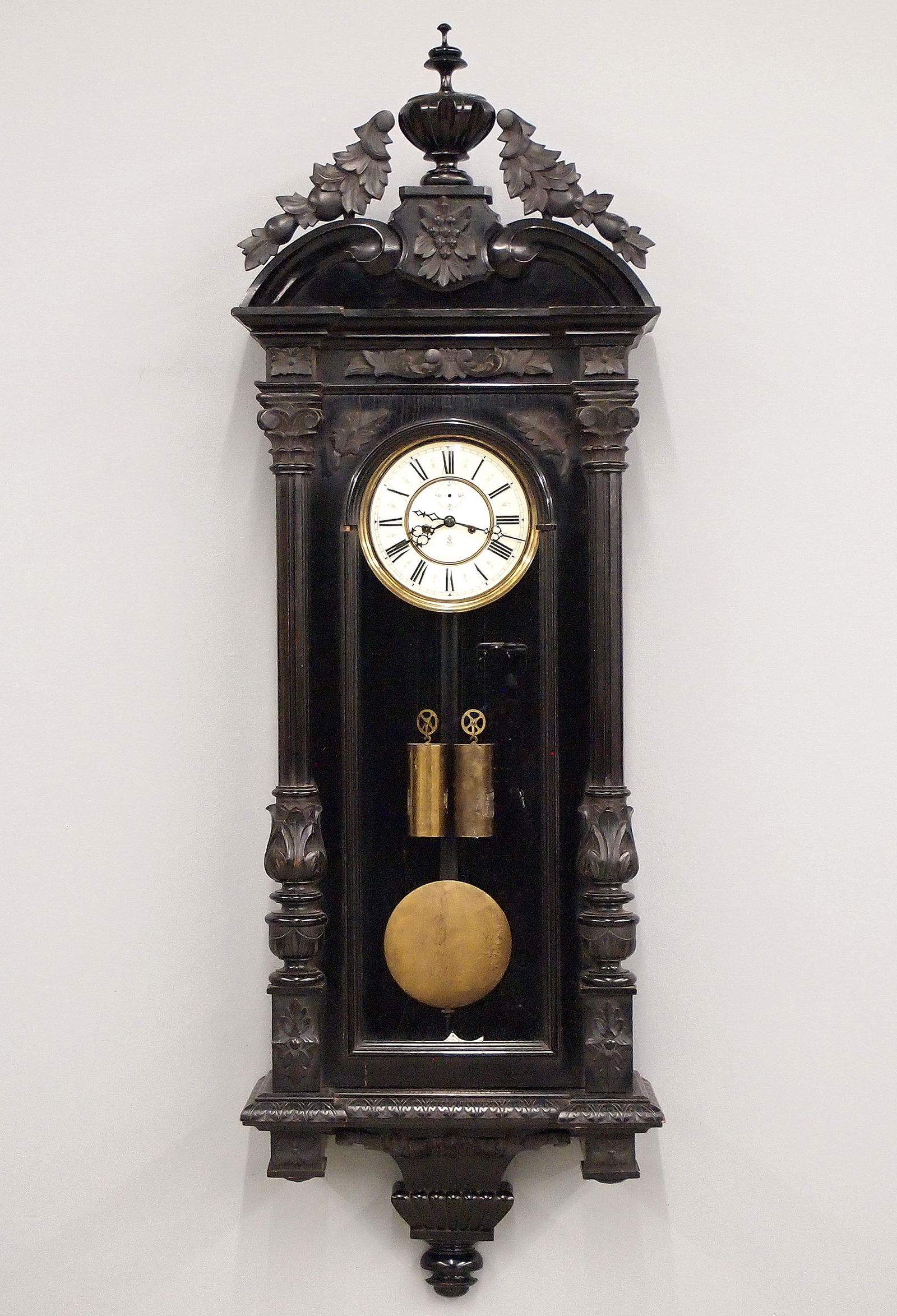 2 Weight Gustav Becker Wall Clock (1 of 4)