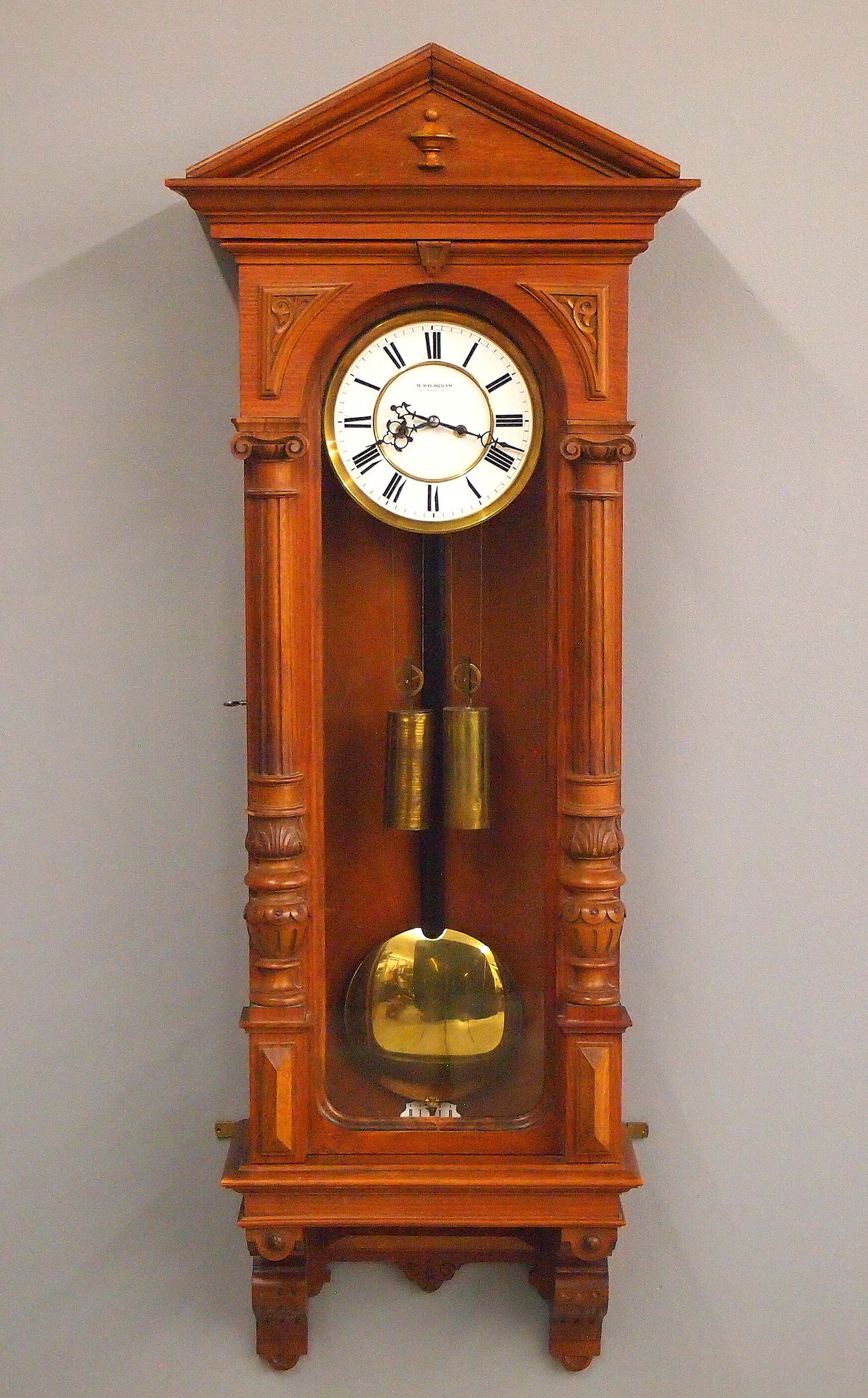 2 Weight Vienna Regulator Wall Clock (1 of 3)