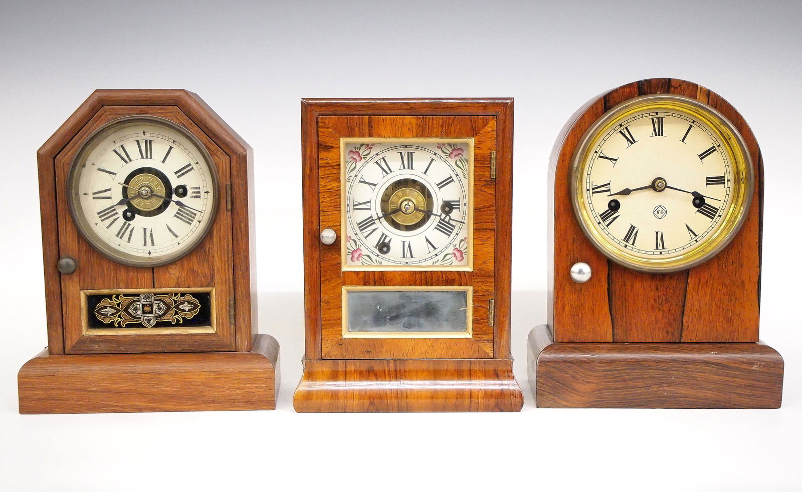 3 American Cottage Clocks (1 of 1)