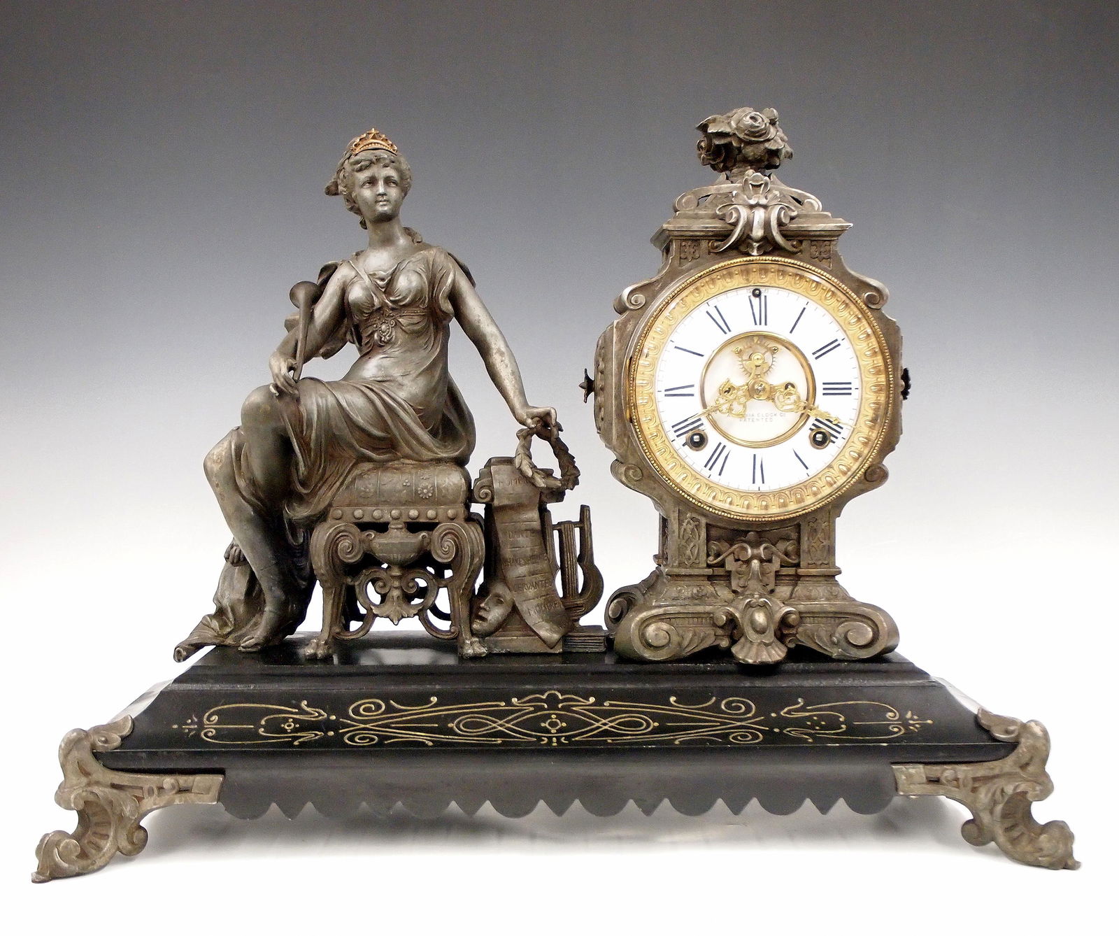 Ansonia Opera Model Figural Clock (1 of 5)