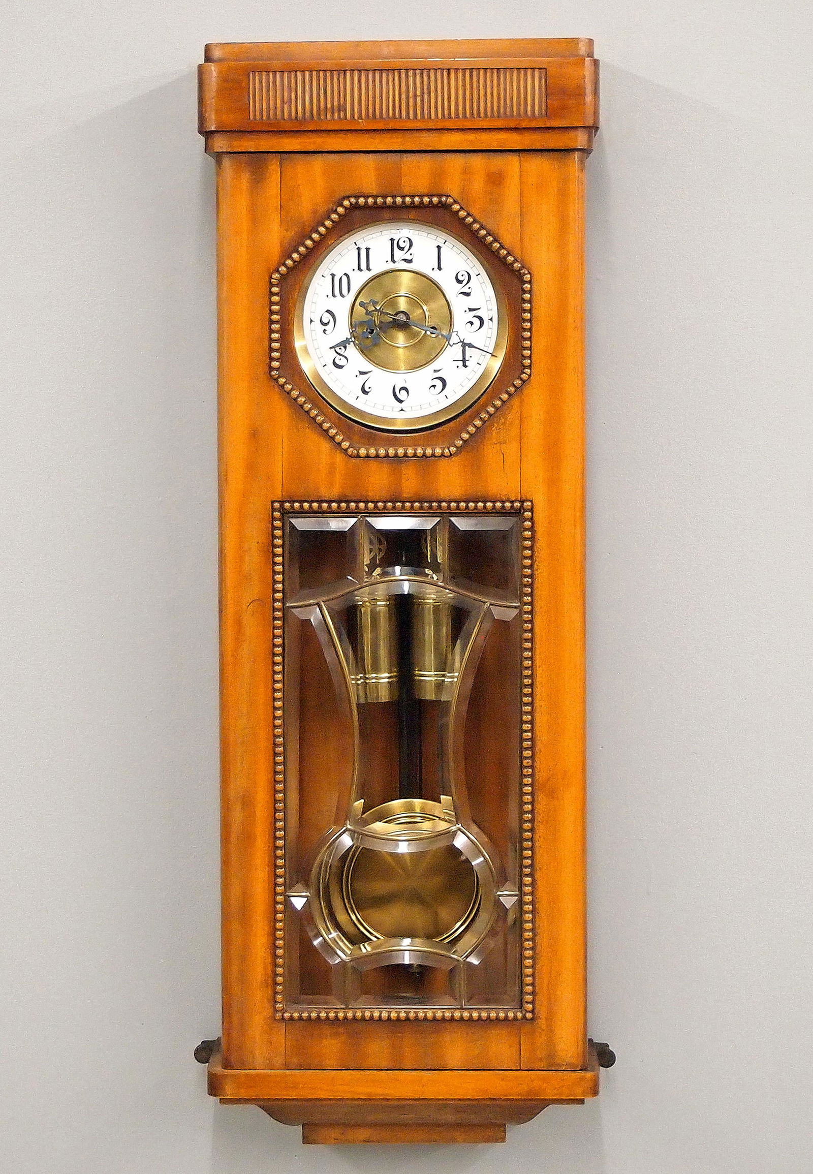 2 Weight Gustav Becker Wall Clock (1 of 5)